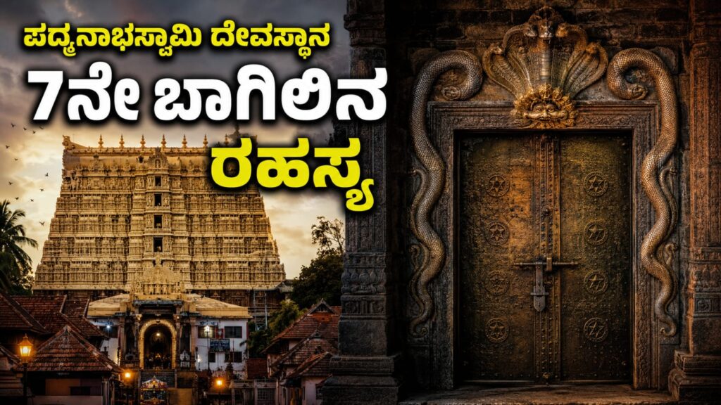 ಪದ್ಮನಾಭಸ್ವಾಮಿ ದೇವಸ್ಥಾನದ 7ನೇ ಬಾಗಿಲಿನ ರಹಸ್ಯವನ್ನು ತೋರಿಸುವ ಭಯಾನಕ ಥಂಬ್ನೇಲ್ ಚಿತ್ರ