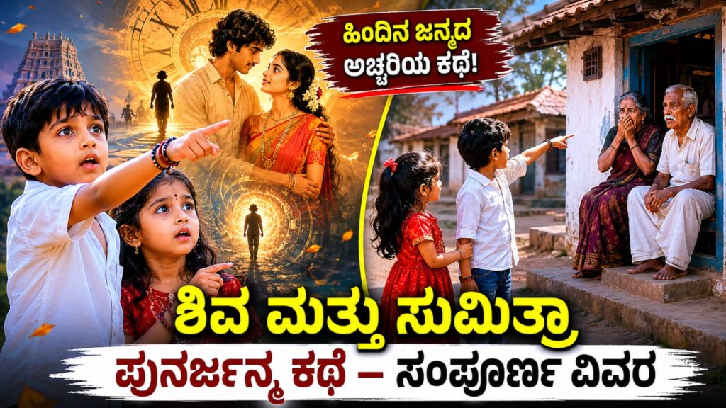 ಶಿವ ಮತ್ತು ಸುಮಿತ್ರಾ ಪುನರ್ಜನ್ಮ ಕಥೆಯ ದೃಶ್ಯ