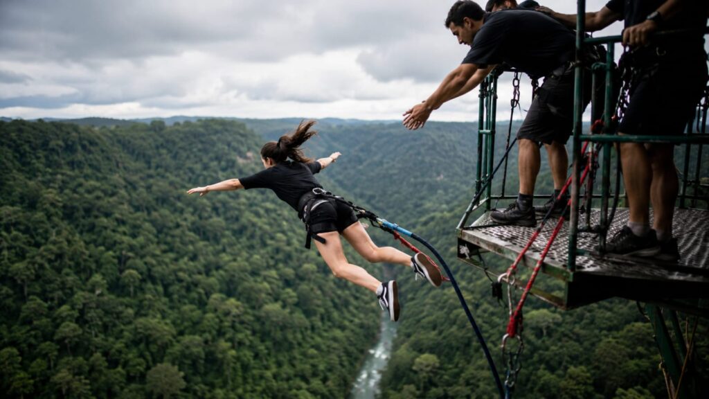 Bungee Jump Accident in Brazil Woman Falls 130 Feet After Safety Rope Not Attached